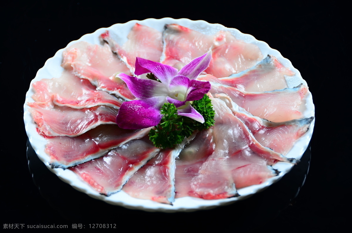 火锅配菜 新鲜鱼片 火锅鱼片 鱼 片 餐饮美食
