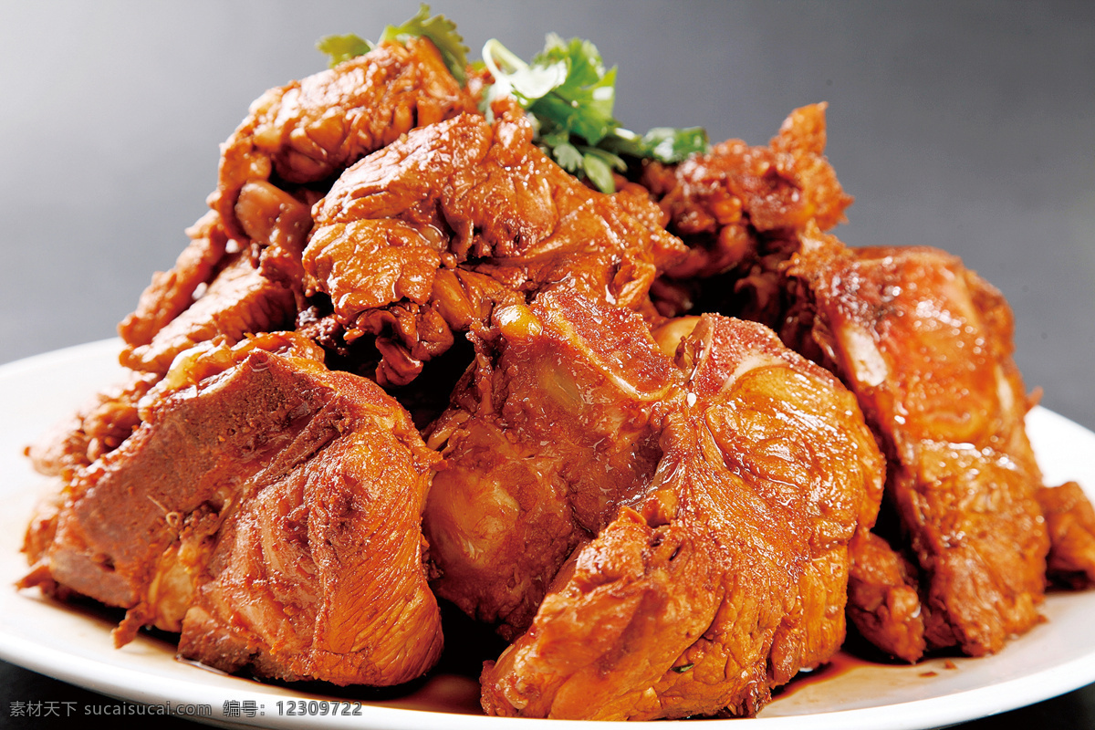 酱大骨 酱骨棒 酱脊骨 酱骨 川菜 湘菜 美味 高清菜谱用图 餐饮美食 传统美食