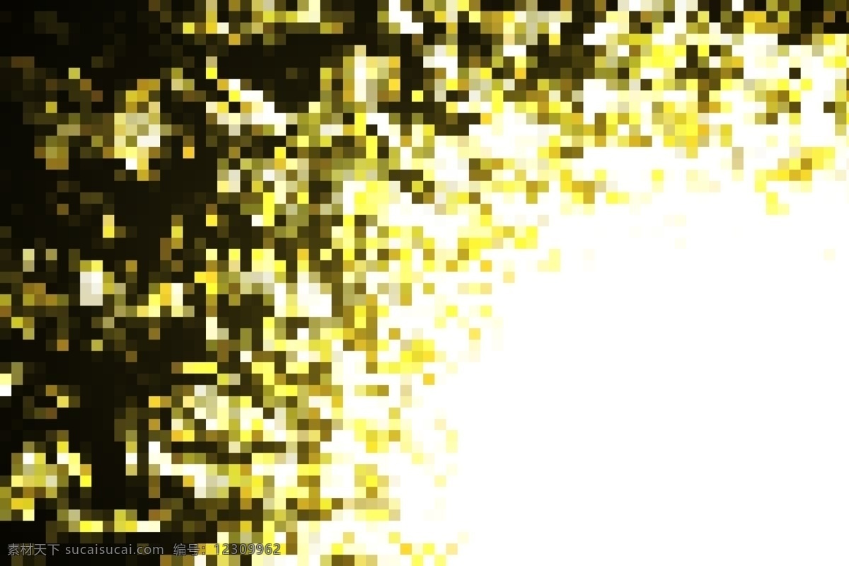 碎片 耀眼 光效 设计素材 创意设计 光线 发光 光芒 几何 不规则 多边形 抽象 立体 蓝色 绿色 金色 黄色 边框