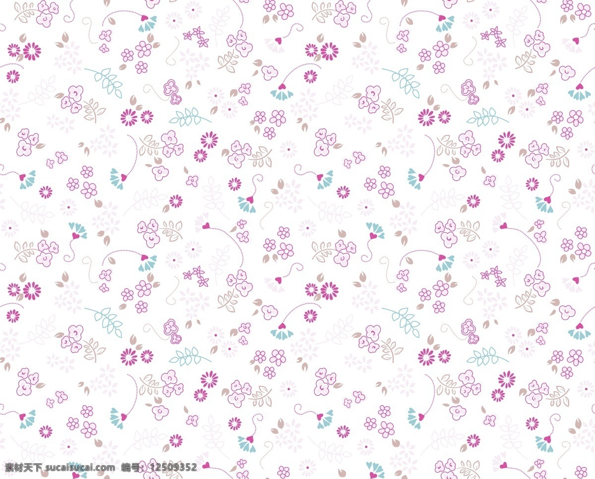 碎花花纹 小碎花 布匹印花 底纹 家居服印花 服装花纹 图案 花边花纹 底纹边框