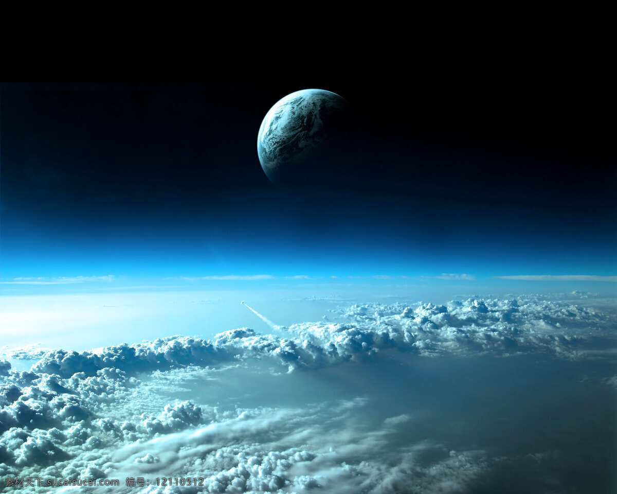 太空 中 地球 鸟瞰地球 星球 地球表面 宇宙 大气层 地球图片 环境家居