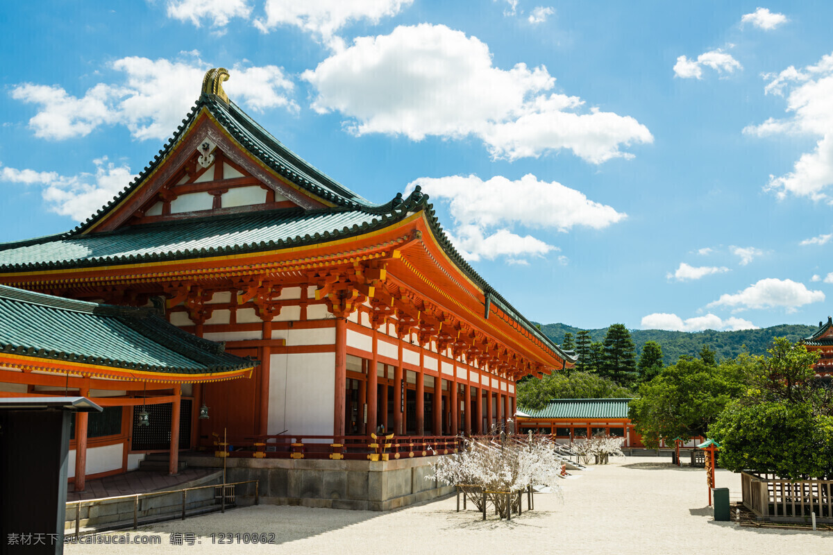 唯美 风景 风光 旅行 人文 城市 日本 京都 平安寺 寺庙 旅游摄影 国外旅游