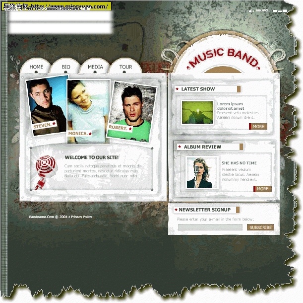 音乐频道 flash 模板 其他模板 网页模板 源文件库 模板音乐频道 网页素材