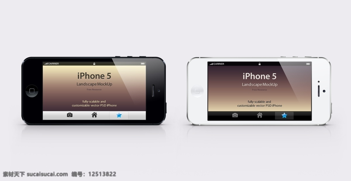 iphone5 手机 模版 ui ui图标 图标素材 白色