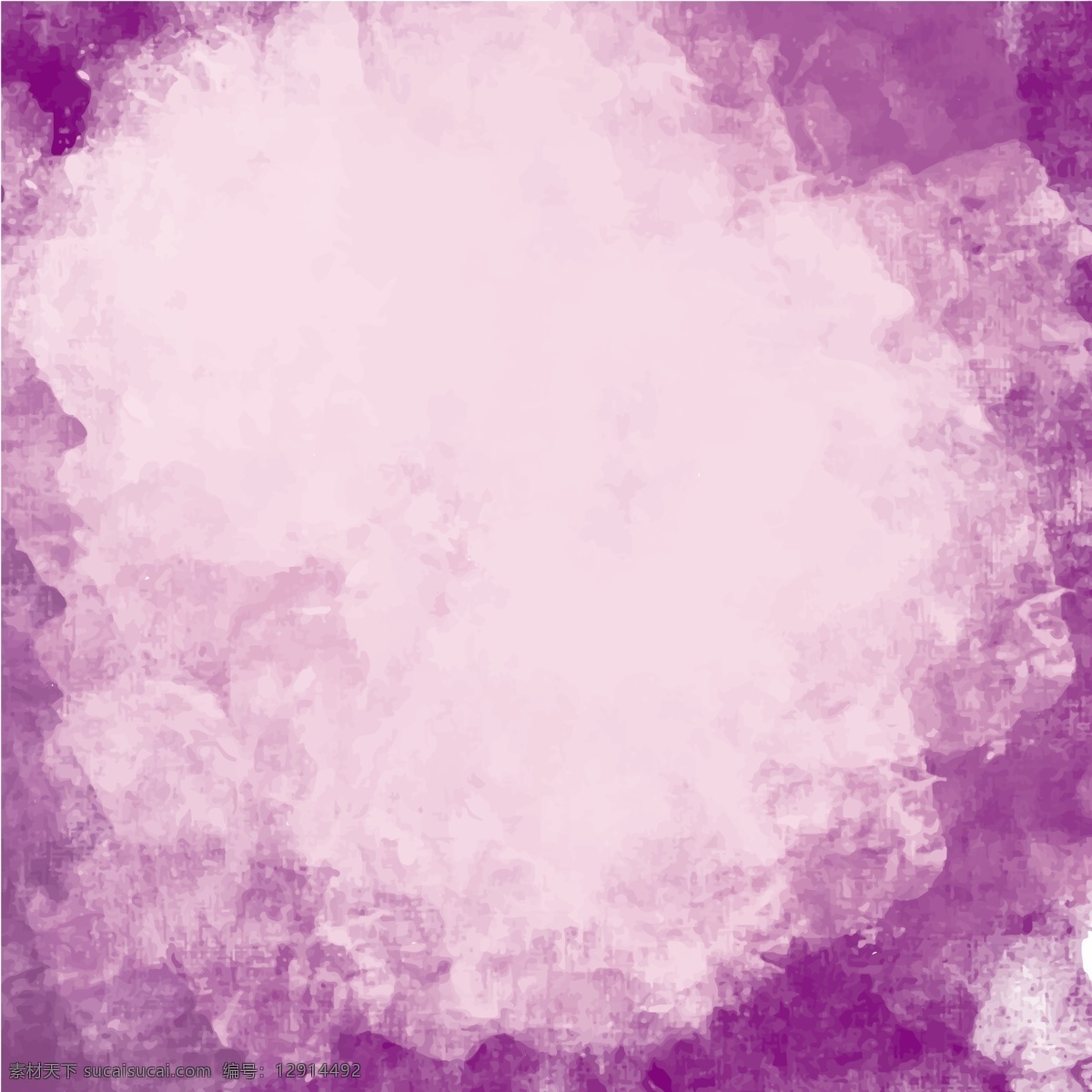 紫色 水彩 笔触 背景 水彩笔触