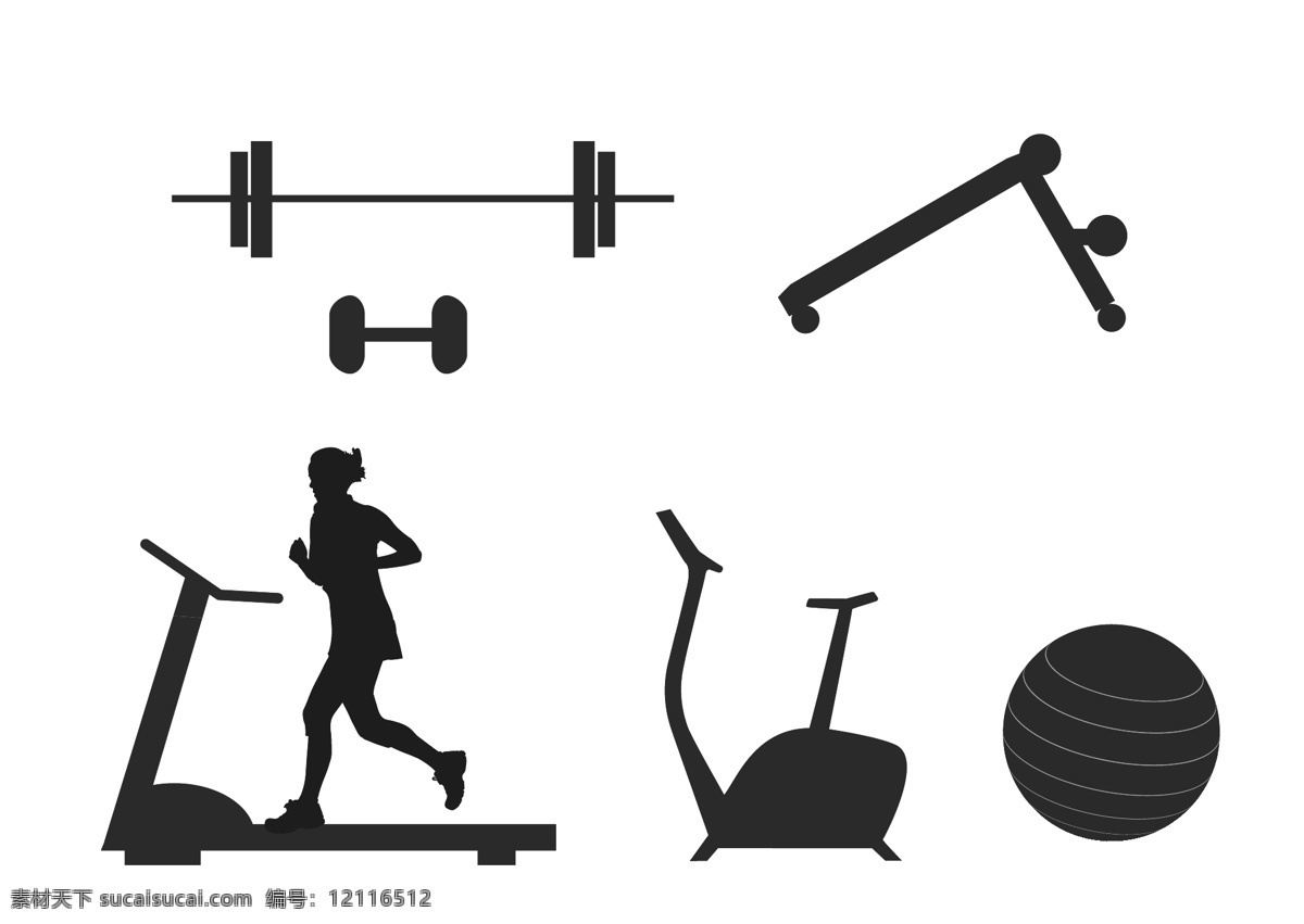 矢量健身器材 矢量 健身 器材 插图 绘画 标志图标 其他图标