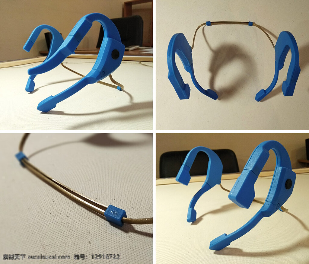 产品 防震 蓝色 运动耳机 创意 智能 耳机