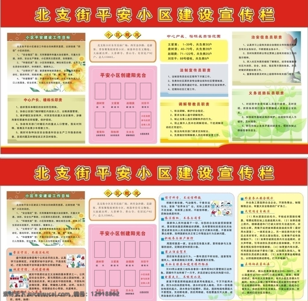 平安 小区 建设 宣传栏 平安小区 创建 法制建设 平安创建 义务巡防队 荷花 矢量底纹 花纹 展板 街道平安创建 展板模板 矢量