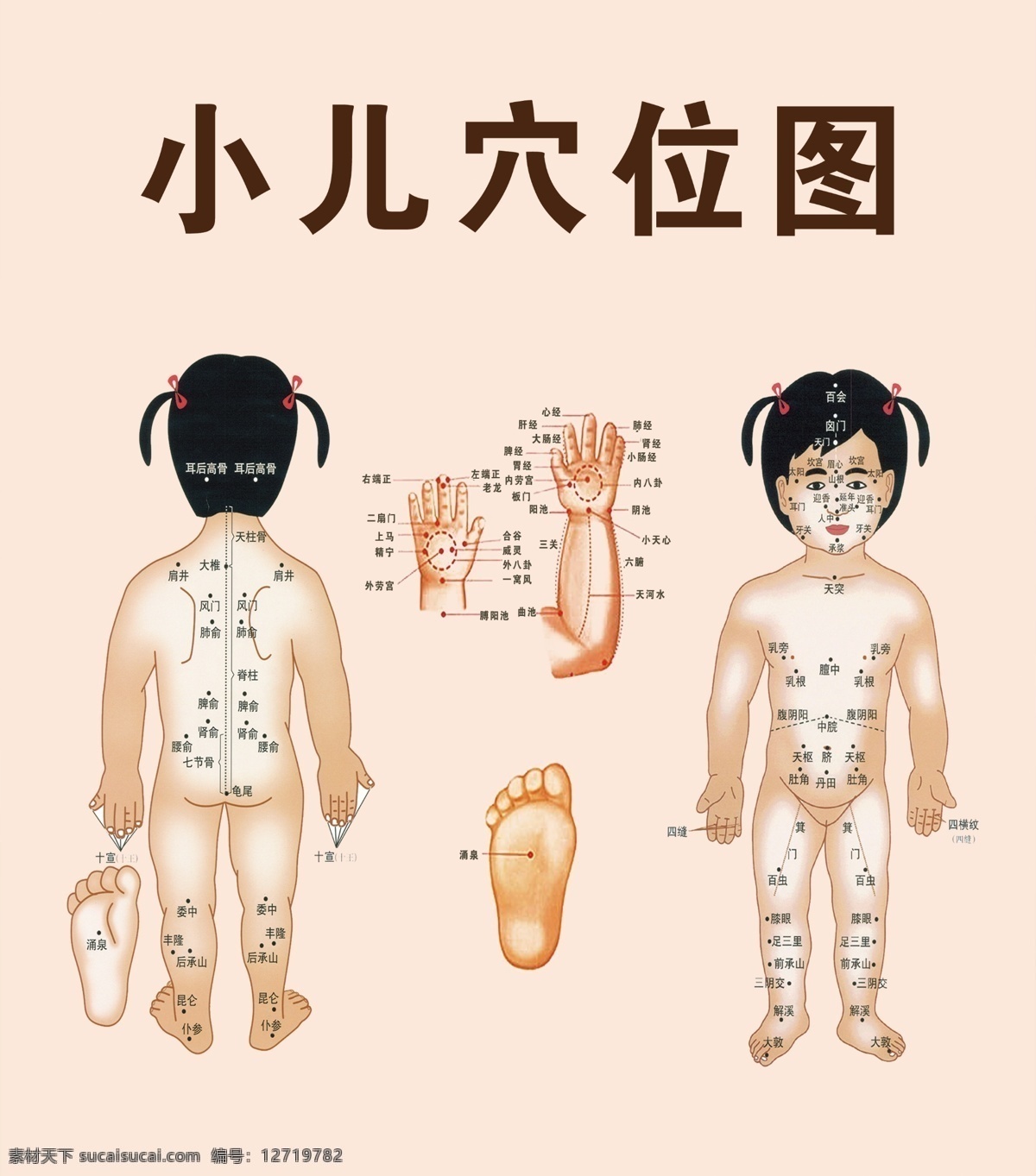 小儿穴位图 穴位 小儿 健康 按摩 推拿