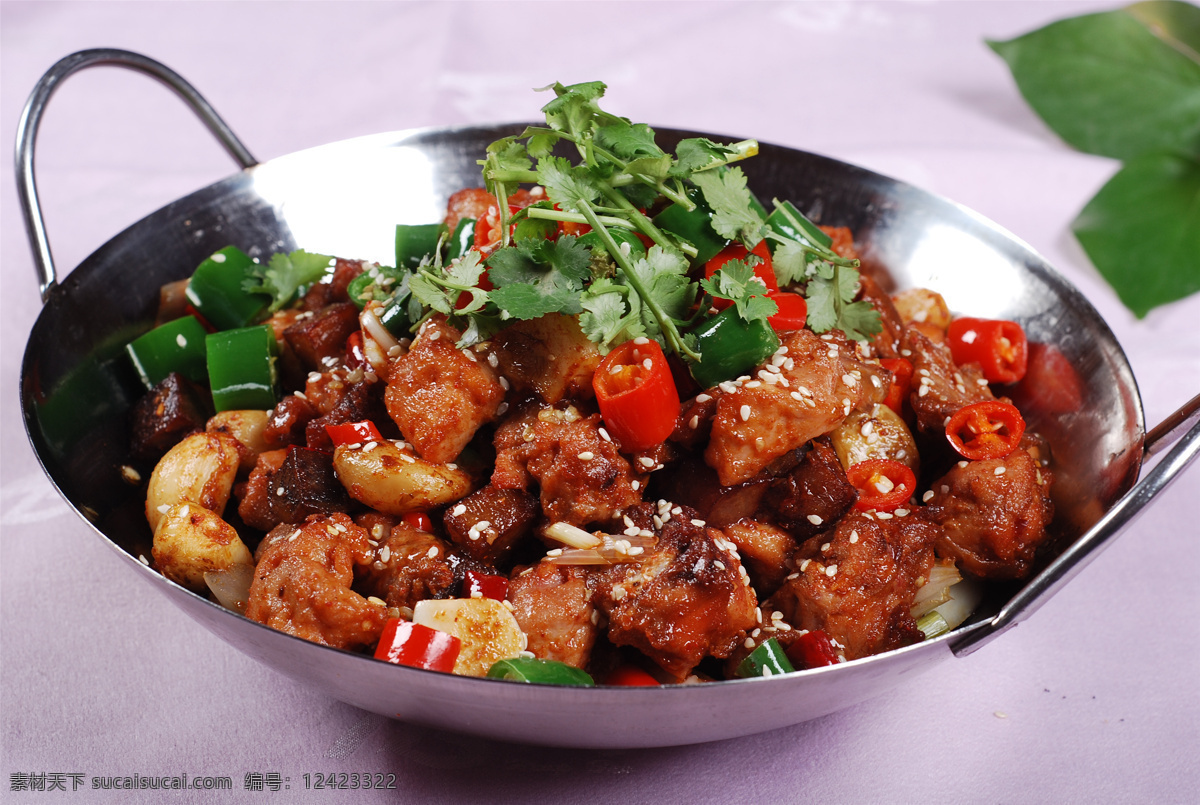 干锅香味鸡 美食 传统美食 餐饮美食 高清菜谱用图
