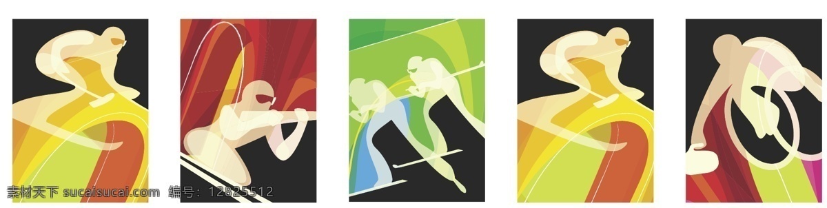 标识标志图标 残奥会 都灵 公共标识标志 运动图标 冬季 拟人 体育 图标 矢量 模板下载 矢量图 日常生活