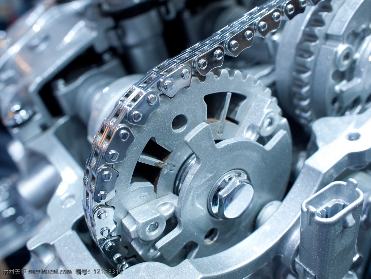 汽车配件 齿轮 车链 配件 零件 工业 现代 科技 生产 工业生产 现代科技