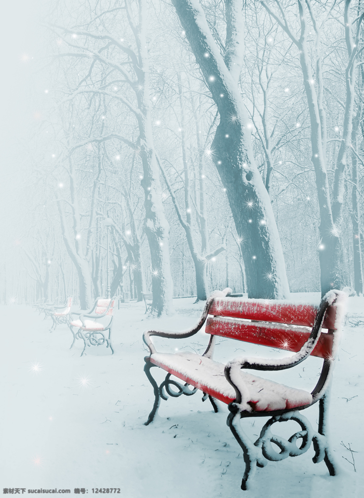浪漫雪景摄影 雪景 冬天 唯美浪漫 雪花飞舞 浪漫雪景 冬季