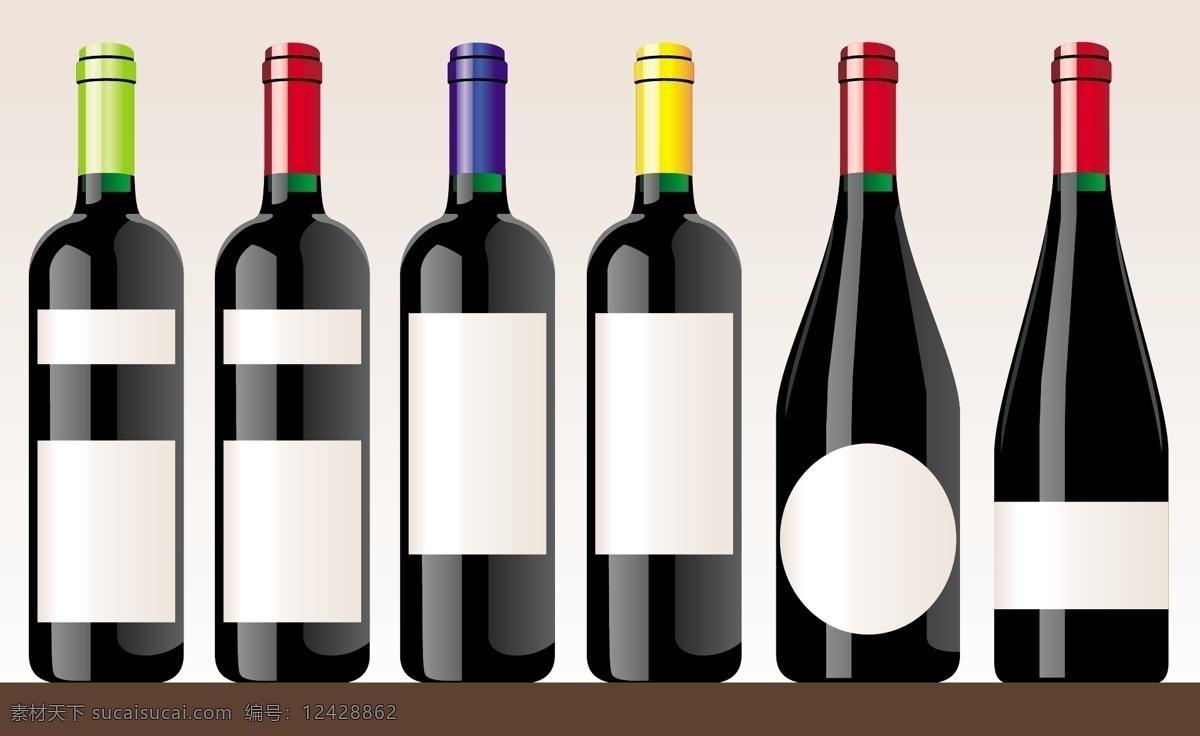 酒瓶 元素 模板 图标 矢量 酒精 饮物 瓶 瓶红色 红酒 葡萄酒