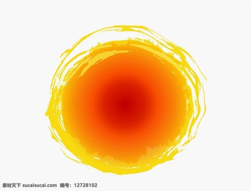 矢量色块 红色 黄色 橙色 色块 拼块 颜色 几何 矢量图 抽象