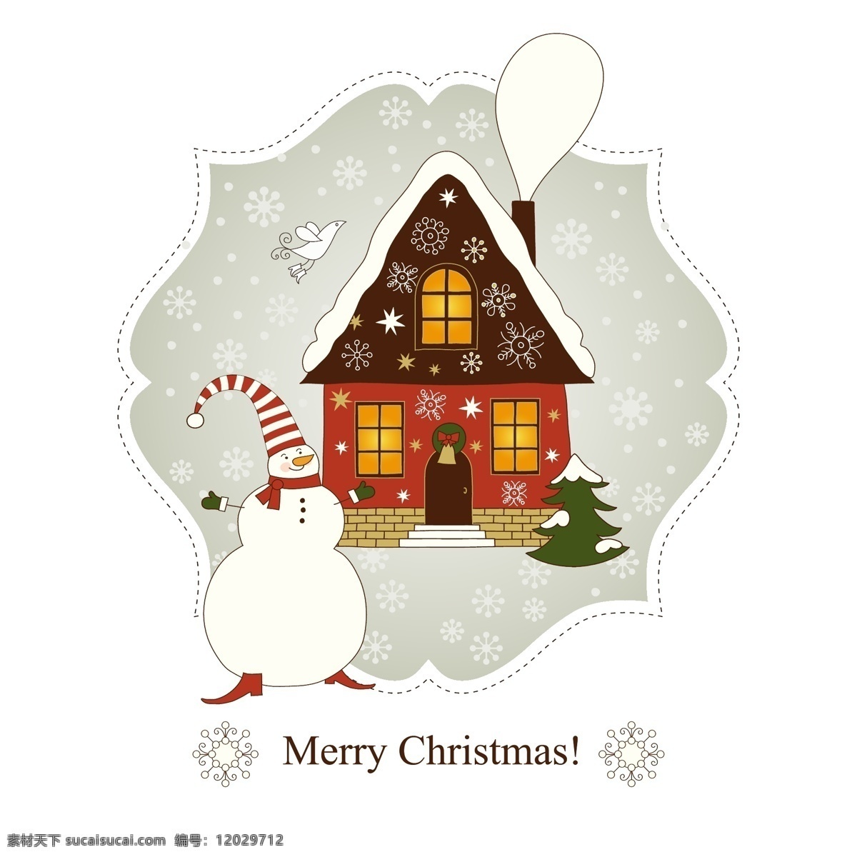图片免费下载 白色鸽子 矢量雪花 矢量素材 模板下载 圣诞节元素 圣诞节 雪人 红房子 雪花 鸽子 节日素材 矢量