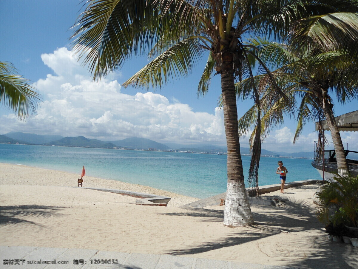 三亚 西岛 海滩 海滩风景 旅游摄影 椰树 自然风景 三亚西岛海滩 psd源文件