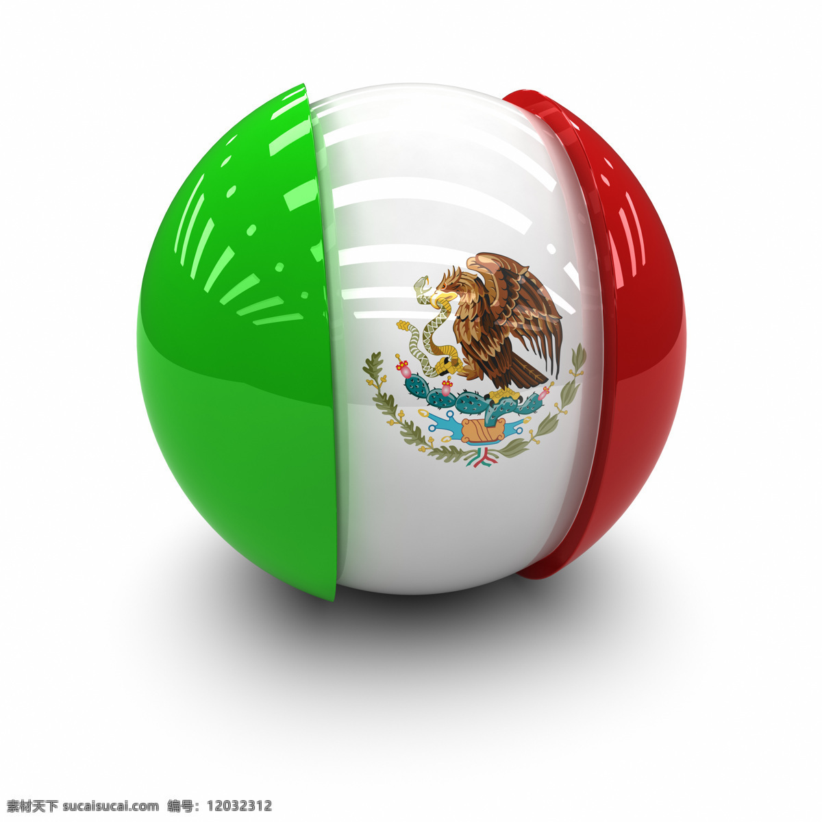 墨西哥 国旗 球体 墨西哥国旗 国徽图案 地图图片 生活百科