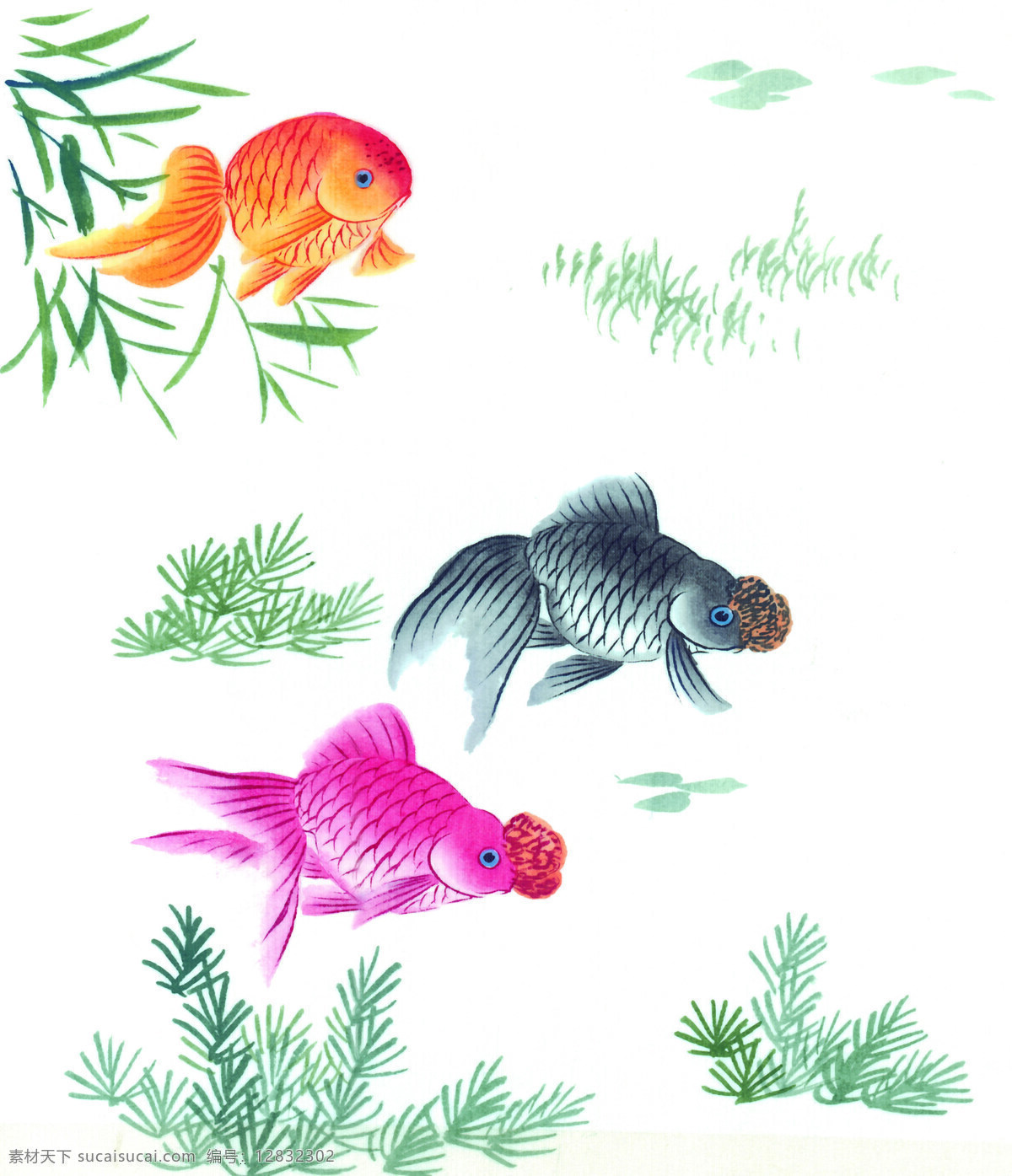 水墨画鱼 水墨动物 鸟语花香 水墨画 水墨风格 中国风 麻雀 高清绘画 色彩绘画 水墨色彩 古典艺术 鱼 文化艺术 绘画书法
