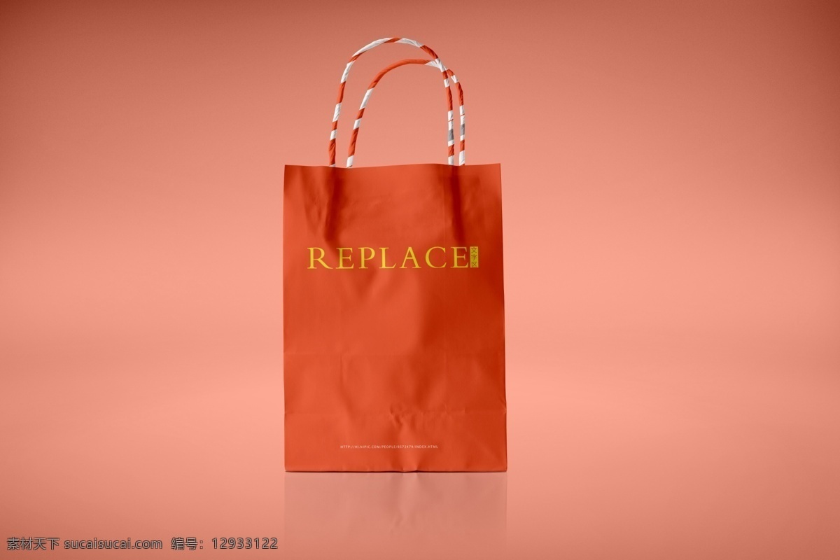 手提 环保 纸袋 样机 手提袋 环保袋 袋子 品牌包装袋 服装袋 品牌袋 袋子样机 vi设计