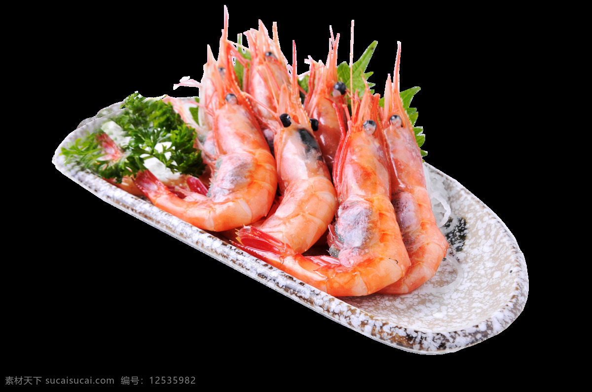 北极 甜 虾 刺身 高清 源文件 餐饮 寿司 png格式 红色
