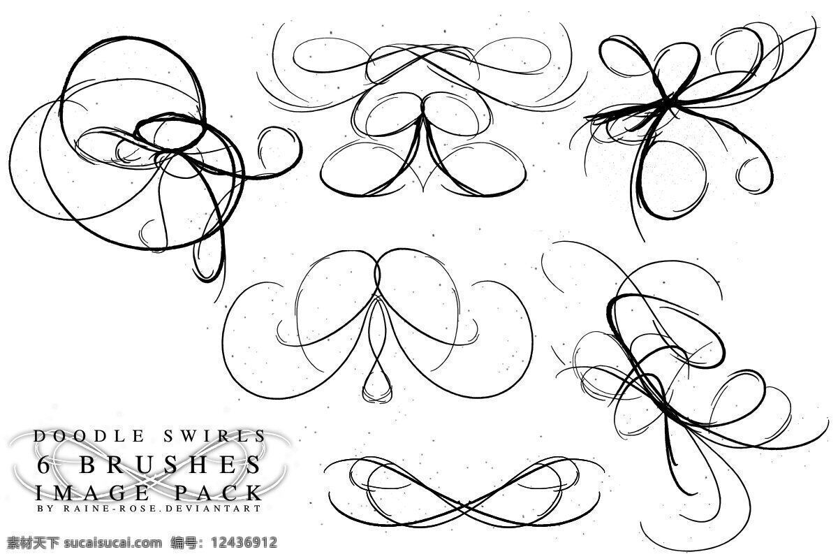 图像 包 涂鸦 漩涡 ps笔刷