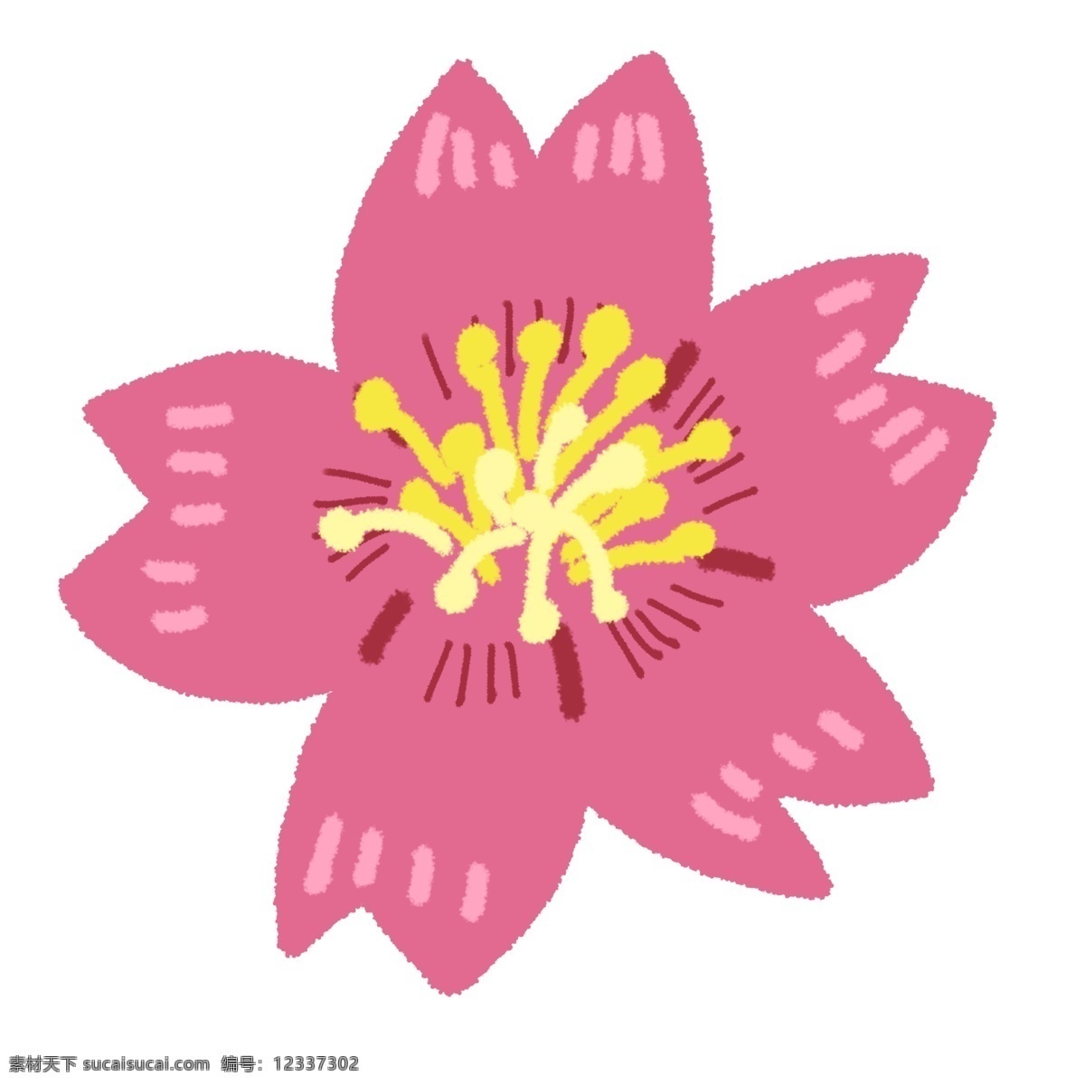日本 樱花 装饰 插画 日本樱花 粉色的樱花 漂亮的樱花 创意樱花 立体樱花 精美樱花 卡通樱花