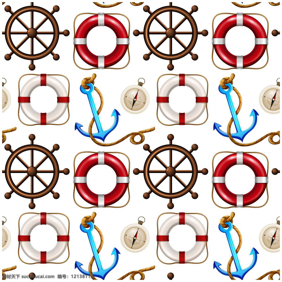 帆船元素模式 背景 图案 墙纸 颜色 多彩的背景 无缝的图案 元素 锚 图案背景 无缝 船帆 帆船 背景颜色 浮动 彩色 方向舵