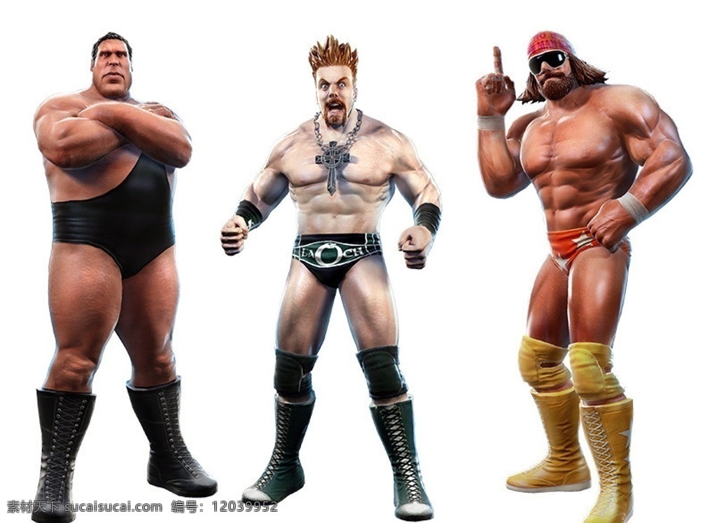 摔角游戏人物 摔角人物 摔角游戏 肌肉人 筋肉人 肌肉男 大只佬 wwe 游戏角色 分层 源文件
