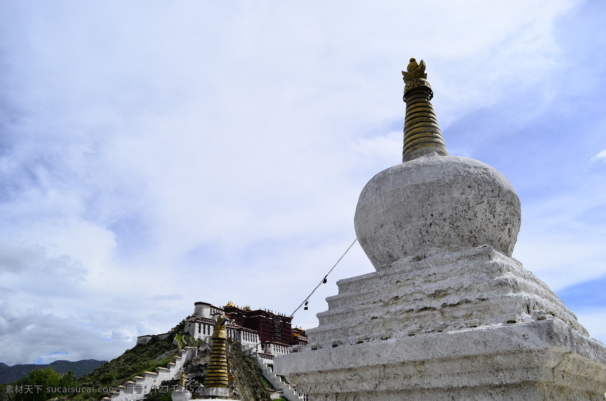 布达拉宫 拉萨 青藏高原 圣城 高原 天空 蔚蓝天空 旅游摄影 国内旅游 灰色