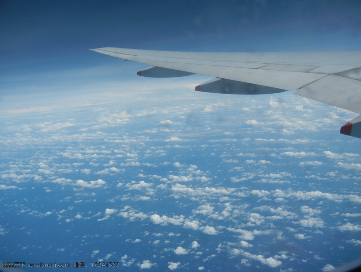 万米 高空 飞机 天龙 自然风景 自然景观 万米高空 机翼 矢量图 日常生活