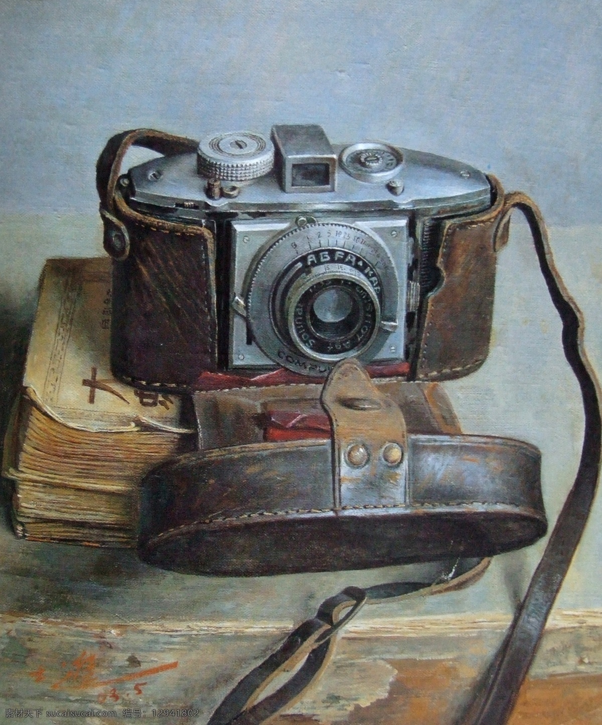 超写实油画 绘画书法 静物 文化艺术 相机 写实 写实油画 老 设计素材 模板下载 老相机 油画 超写实 布面油画 油彩 布面油彩 油画静物 装饰素材