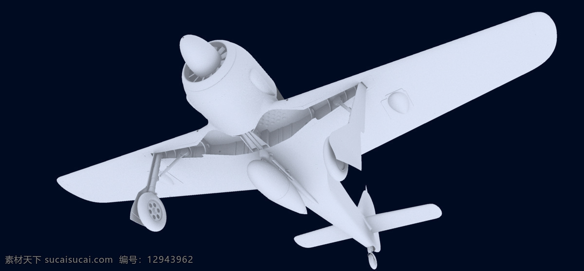 a8 a4 fw fockewulf 飞机 模型 军用飞机 沃尔夫 福克 二战期间 钢筋混凝土 3d模型素材 建筑模型