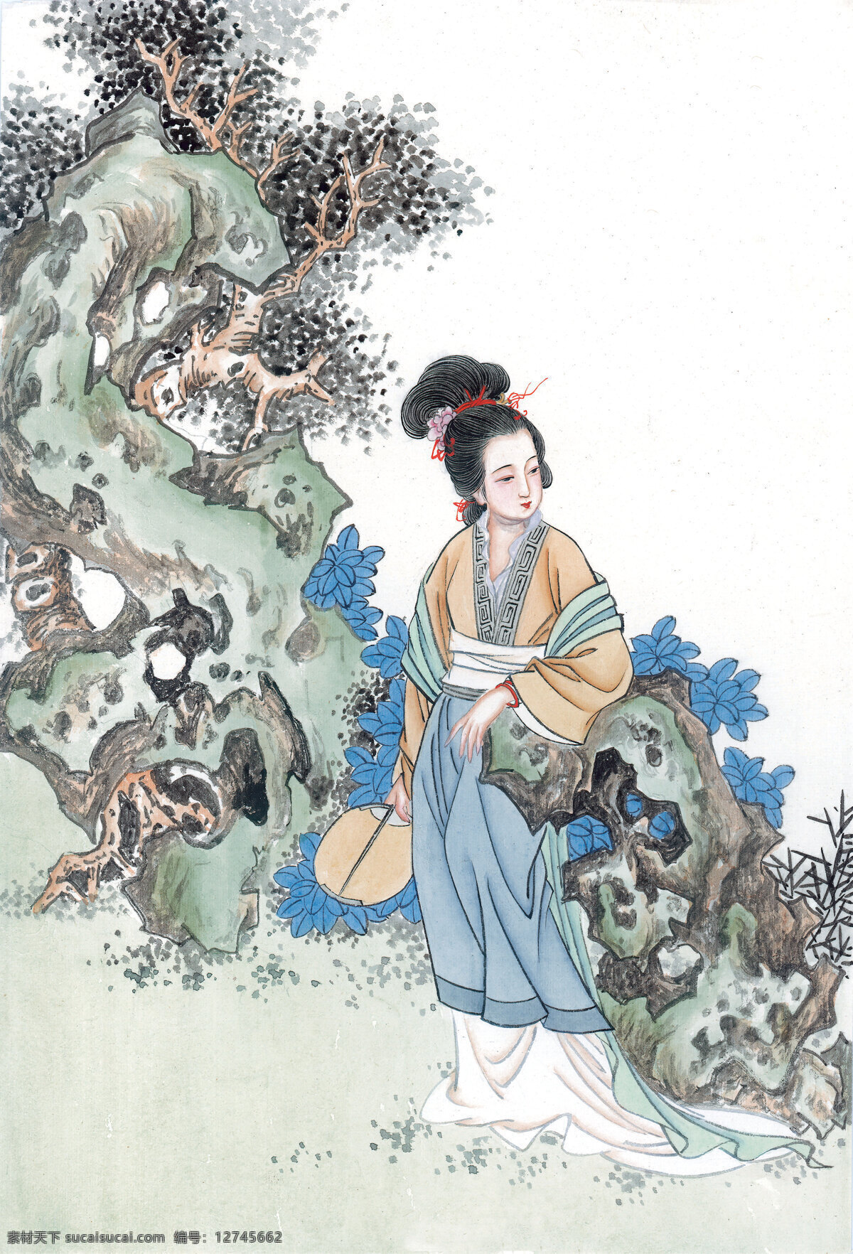 仙女30 国画 仙女 国画仙女 绘画书法 艺术文化 文化艺术