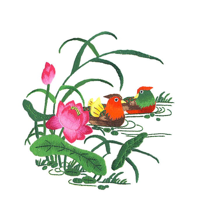 绣花免费下载 动物 服装图案 花朵 绣花 鸳鸯 植物 面料图库 服装设计 图案花型