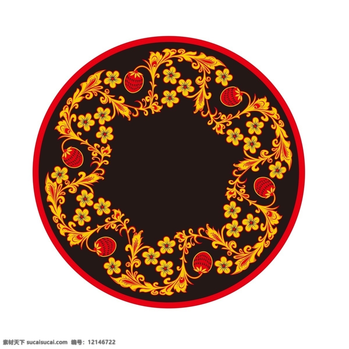圆形花纹5 圆形花纹 圆 环绕 传统花纹 底纹 花