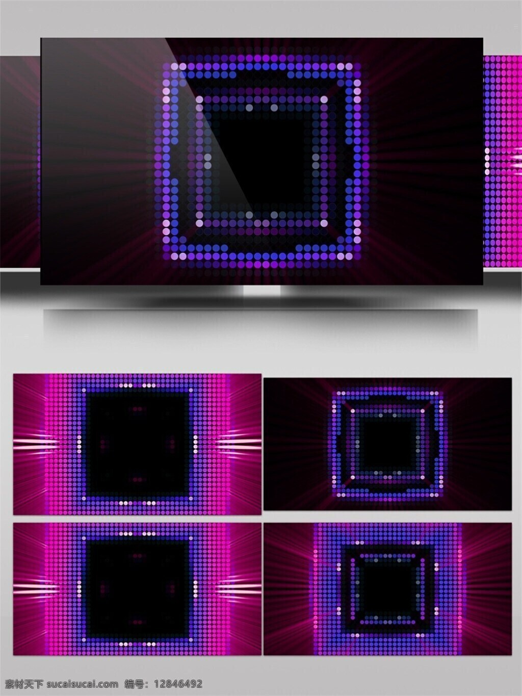 正方形 led 点 光源 视频 led灯光 点光源 闪烁 动感 视频素材 动态视频素材