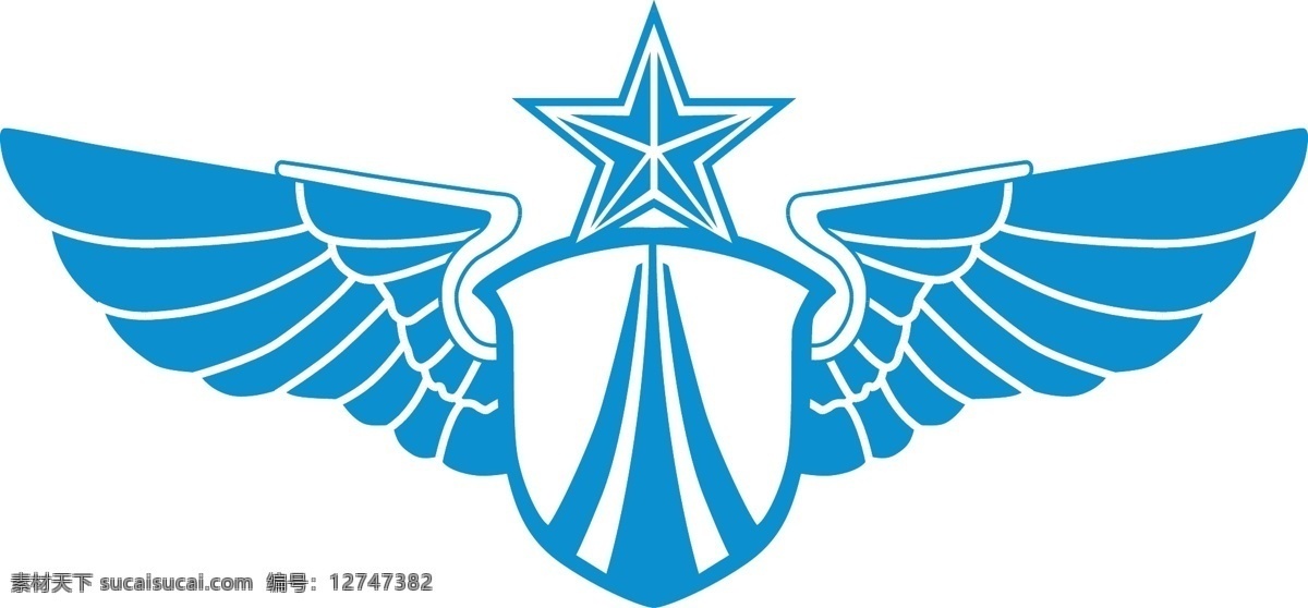 空军 标志 logo 空军标 矢量 部队 标志图标 公共标识标志
