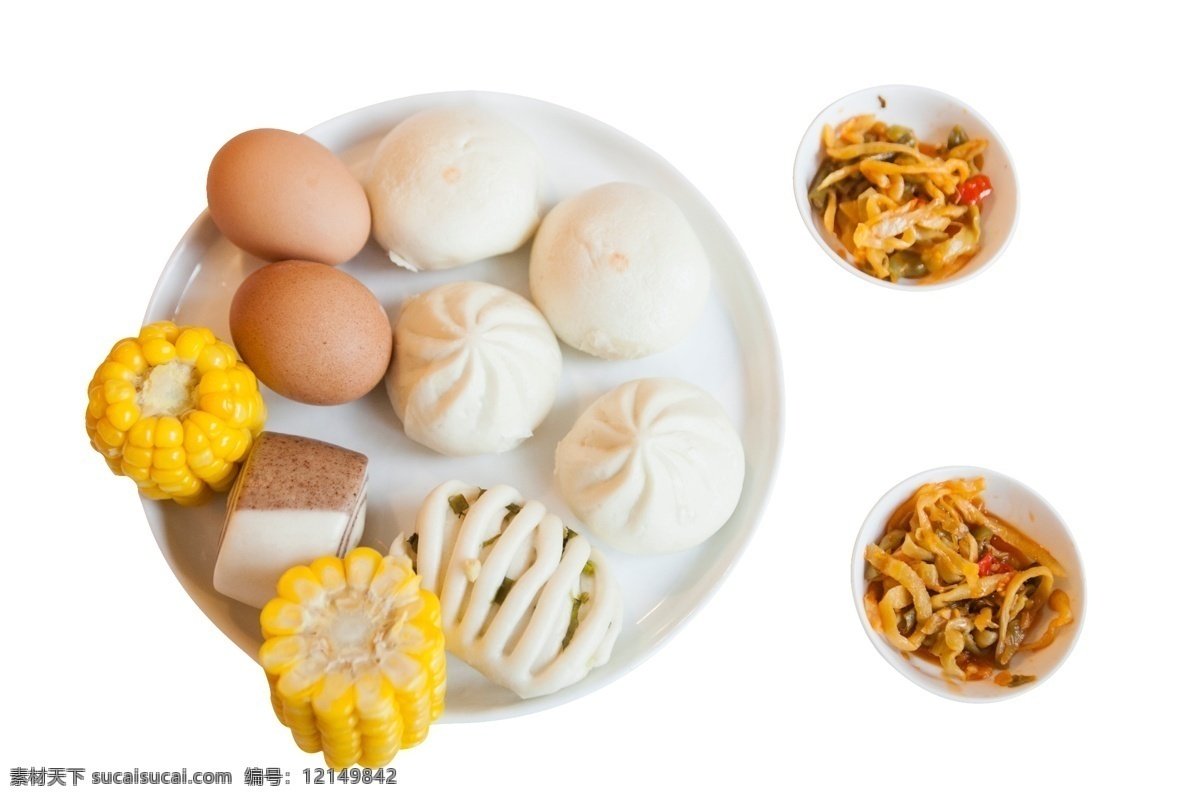咸菜 盘 营养 丰富 早餐 馒头 有机鸡蛋 绿色食品 黄色玉米 下饭菜 甜玉米 包子 小菜 玉米 糕点 素食 自然 鸡蛋