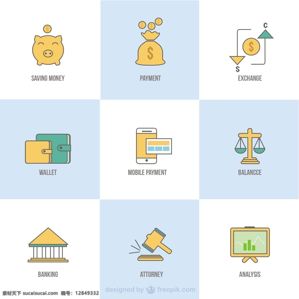 业务图标 商业 图标 手机 电话 银行 业务 平衡 支付 钱包 分析 交易所 保存 储蓄 不同的是 律师