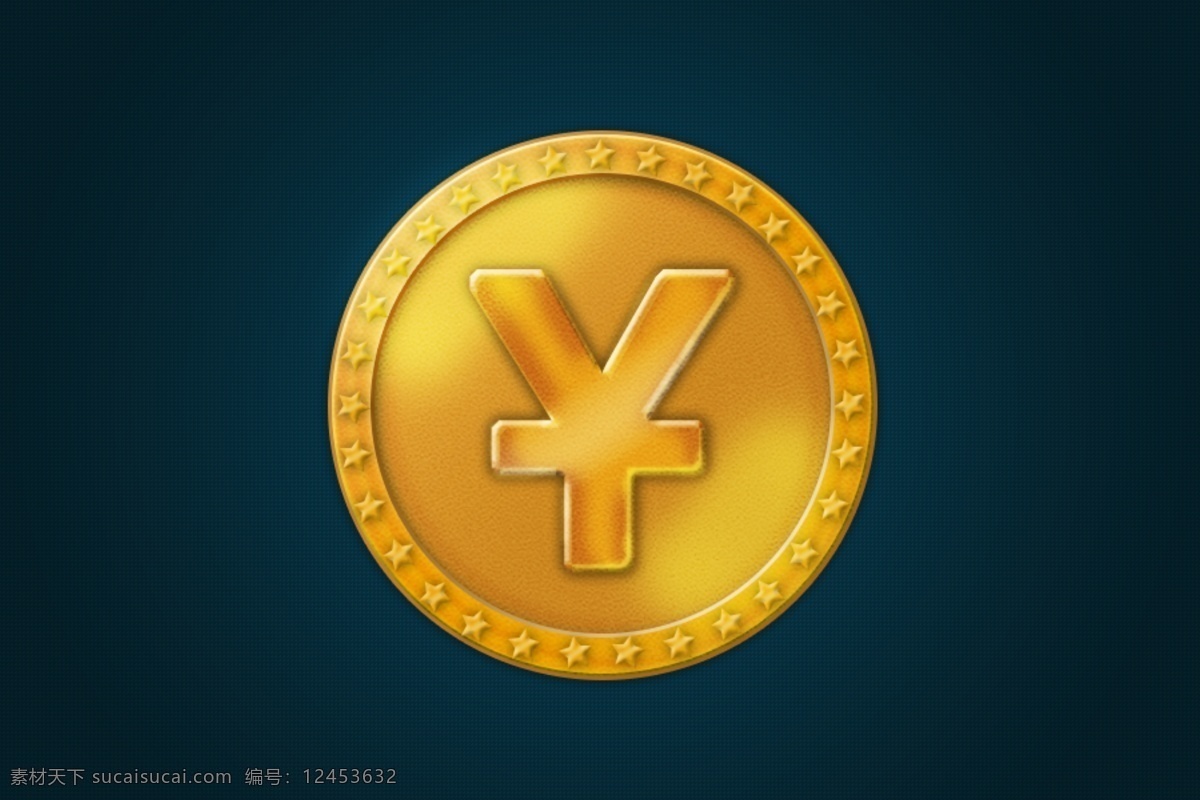 绘制金币图标 ps 绘制 金币 图标 icon icon图标 分层