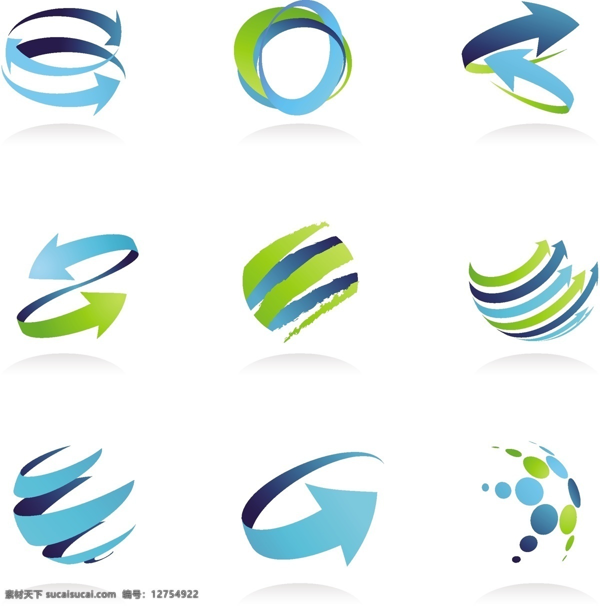 箭头 logo 创意 logo图形 标志设计 商标设计 企业logo 公司logo 标志图标 矢量素材 白色