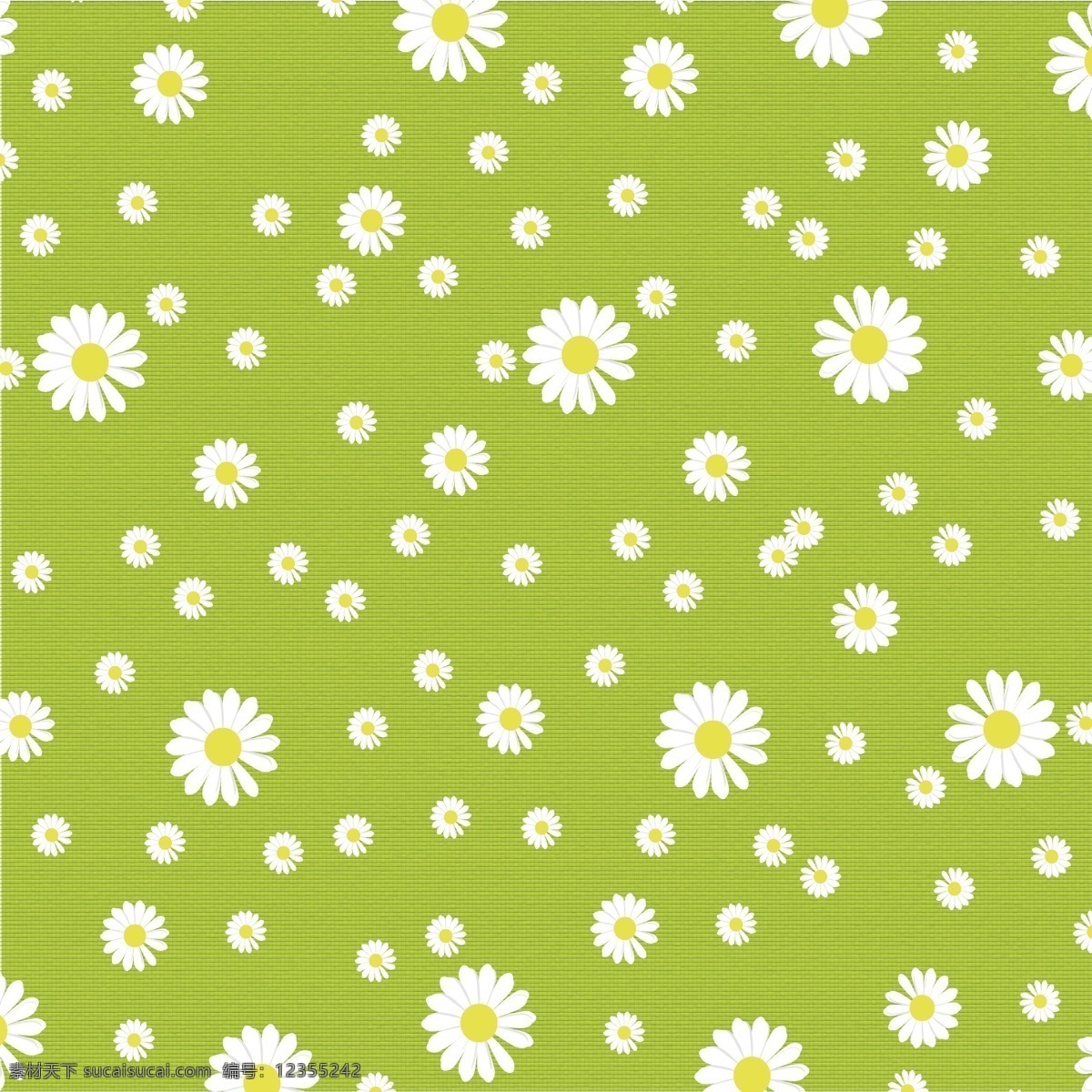 春季 小雏 菊 背景 桌布 小雏菊 春季背景 绿色背景 矢量图素材