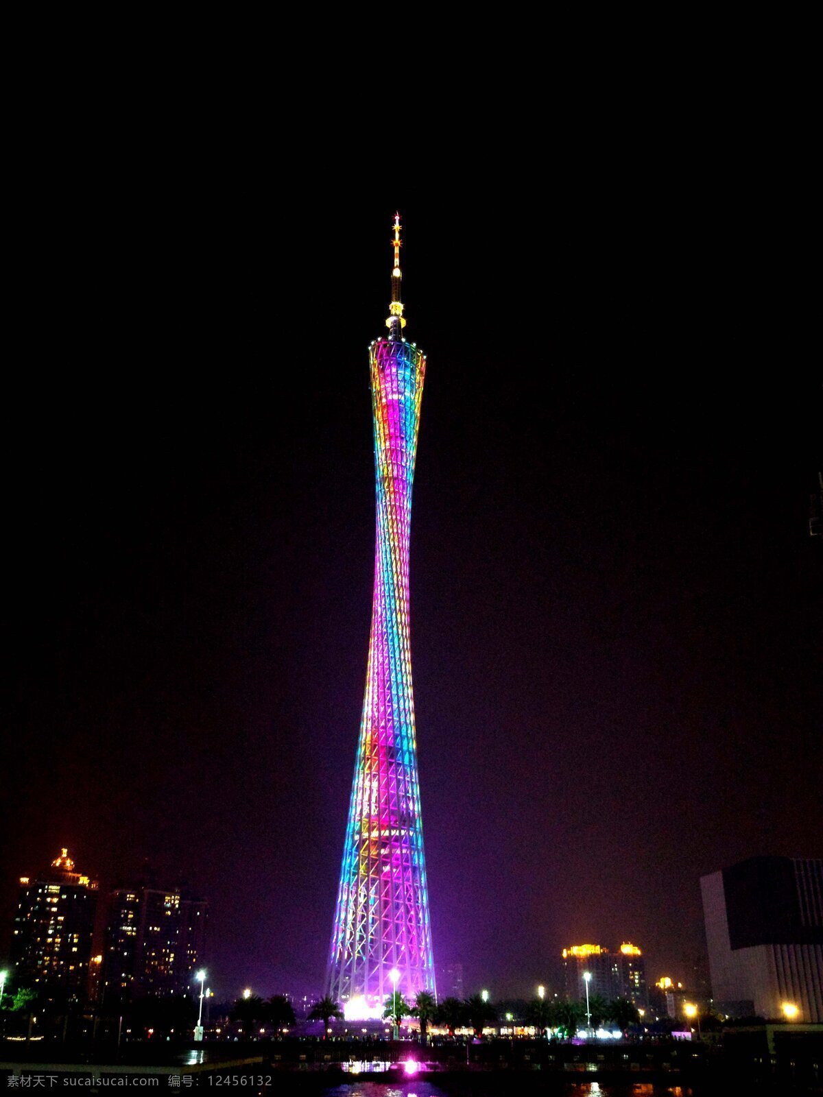 小蛮腰 广州塔 广州电视塔 珠江 夜景 建筑园林 建筑摄影