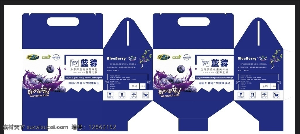 蓝莓包装 蓝莓 饮料包装 矢量 蓝莓纸箱 饮料纸箱 包装设计