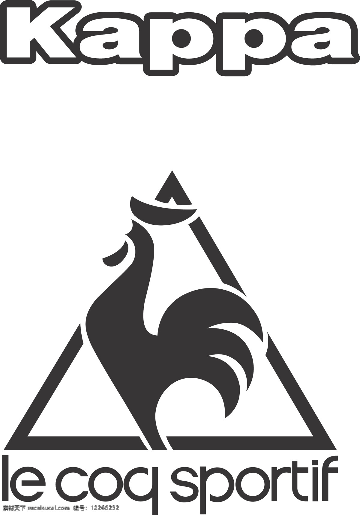 kappa logo 标志 公鸡 矢量图 英文 字母 艺术字
