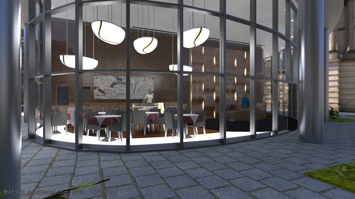 psagot 大厦 大堂 家具 建筑 室内设计 3d模型素材 建筑模型