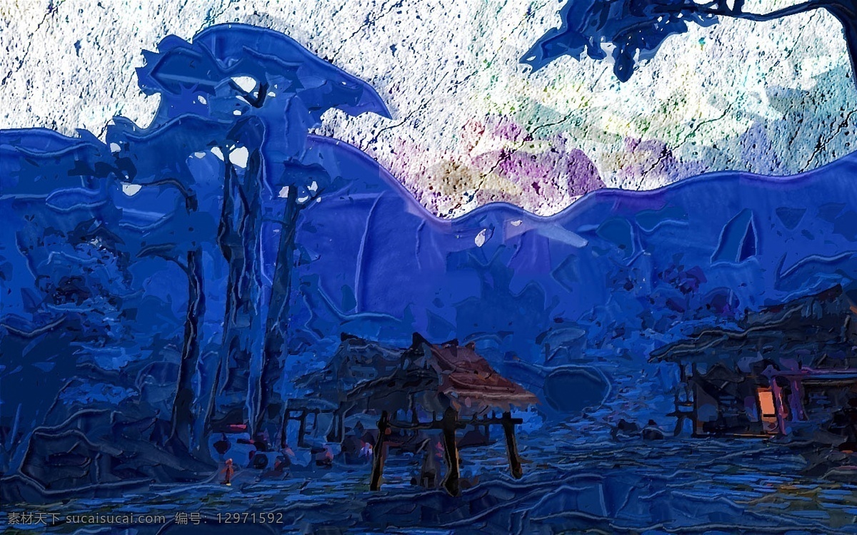 风景 油画 抽象 风景油画 模板下载 高清 绘画书法 水彩 文化艺术 设计素材 装饰画