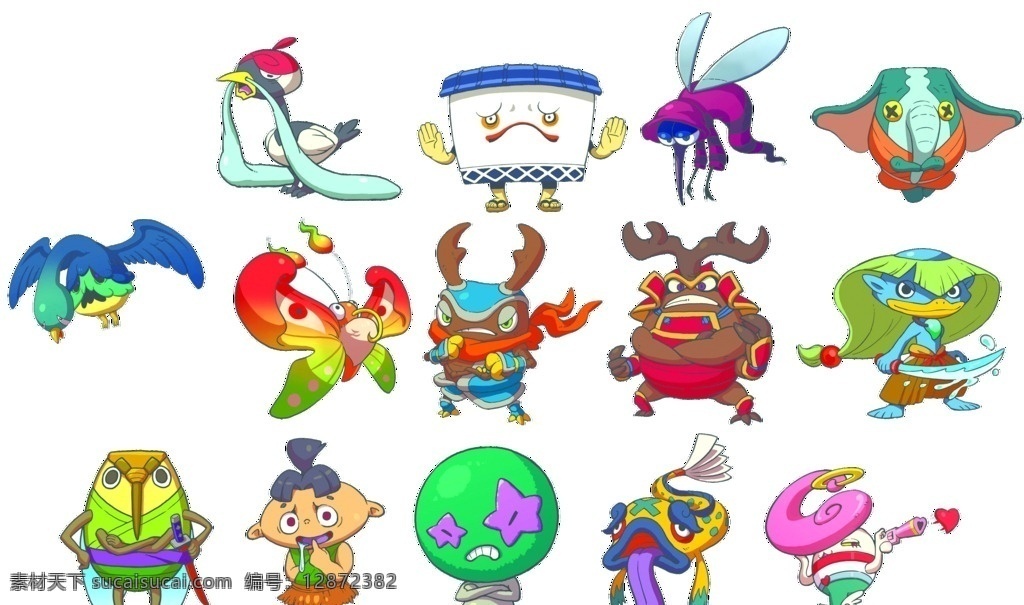 妖怪手表 维斯帕 地缚猫 卡通 动画 卡通明星 日漫 可爱 ps 源文件 分层 人物