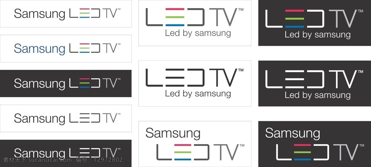 三星 led 电视 标识 公司 免费 品牌 品牌标识 商标 矢量标志下载 免费矢量标识 矢量 psd源文件 logo设计